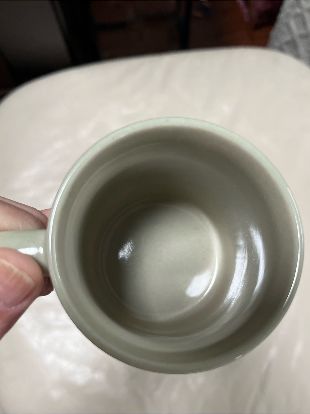 Vintage Farm Goose Ceramic Mug in Cream and Brown - Picture 4 of 11
